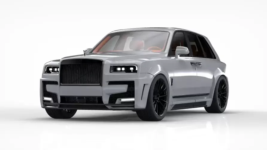 Rolls-Royce Cullinan that's been modified with 3D-printed panels | Modified Rides