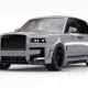 Rolls-Royce Cullinan that's been modified with 3D-printed panels