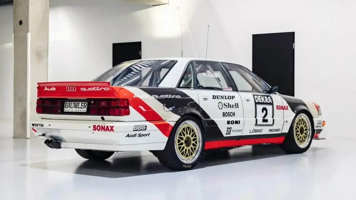 1991 Audi V8 Quattro DTM Race Car Available for Auction