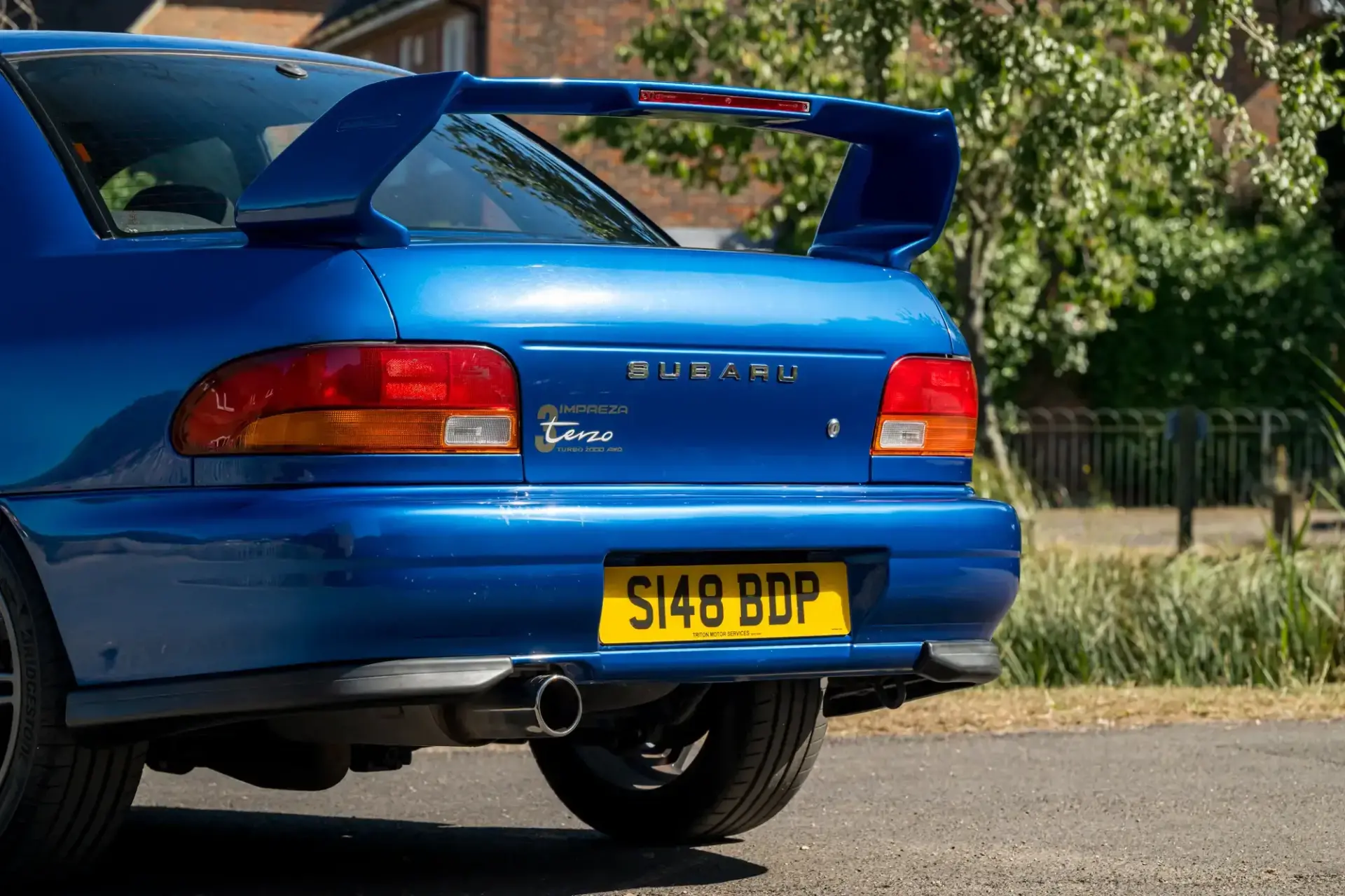 1998 subaru impreza turbo terzo auction 9 1