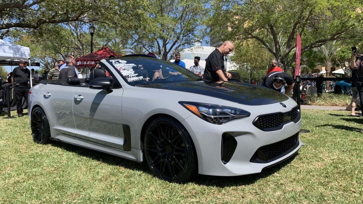 Modified Kia Stinger convertible  - Car News - Modified Rides
