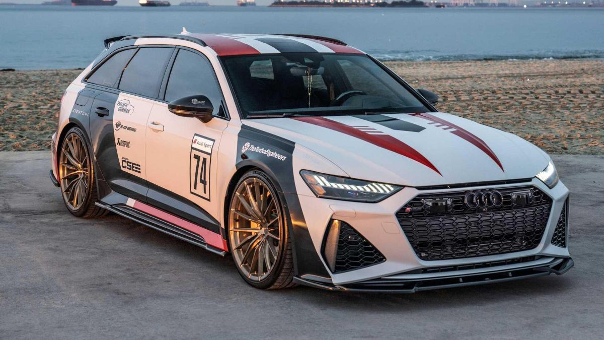 In a drag race, this 2022 Audi RS6 Avant can beat a Bugatti Veyron | modifiedrides.net