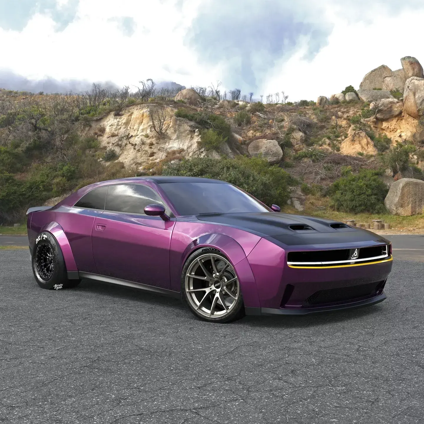 2025 dodge charger widebody srt hellcat concept 2 1