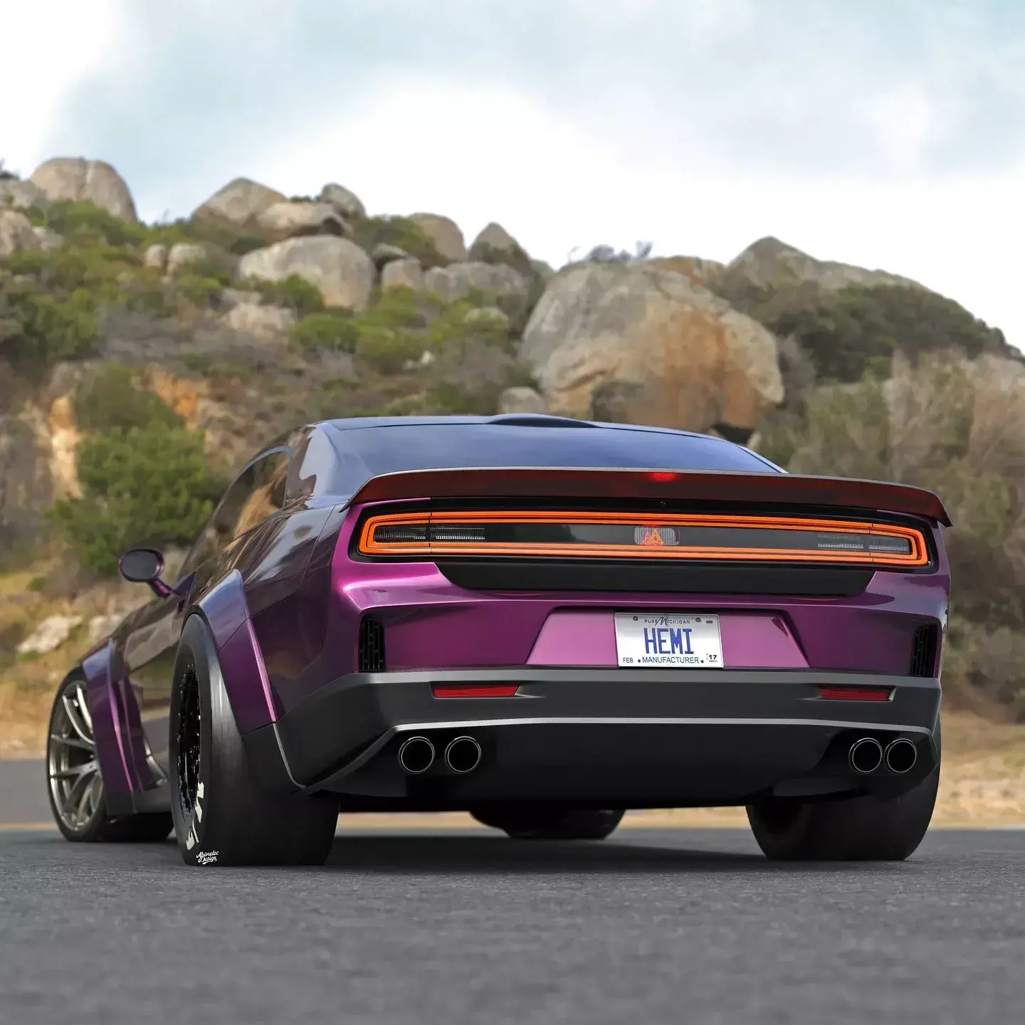 2025 dodge charger widebody srt hellcat concept 4 1