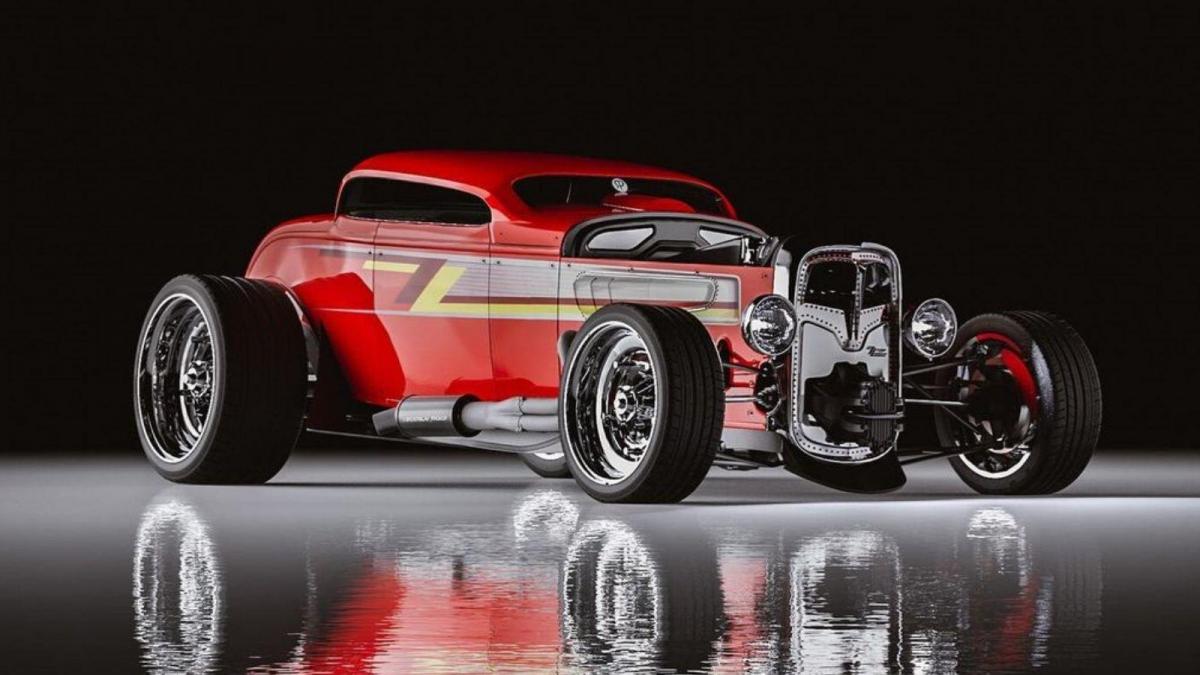 Wild 1932 Ford Custom Hot Rod Featured in Stunning Render  | modifiedrides.net