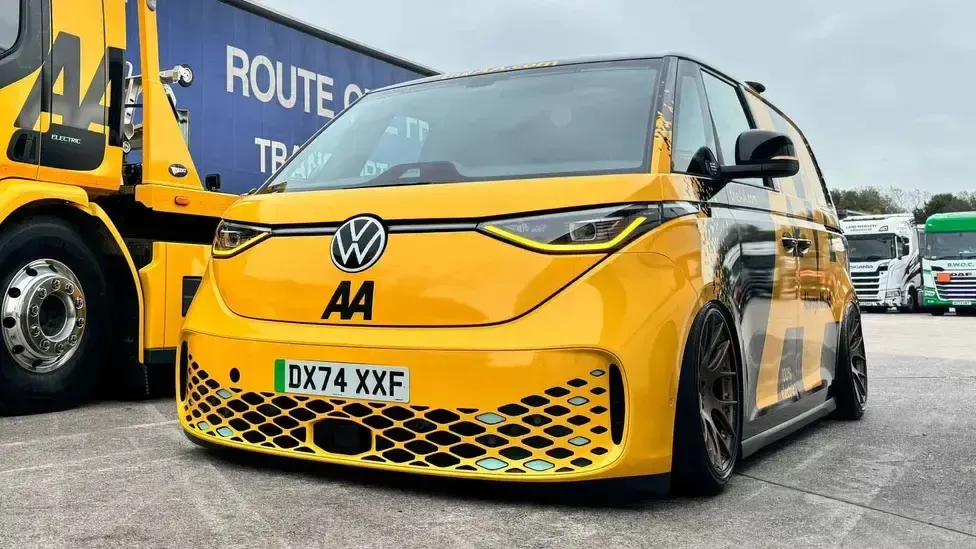 AA's Modified VW ID. Buzz EV: Retro Looks, Modern Tech