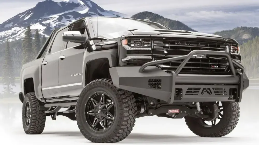 Aftermarket truck bumpers
