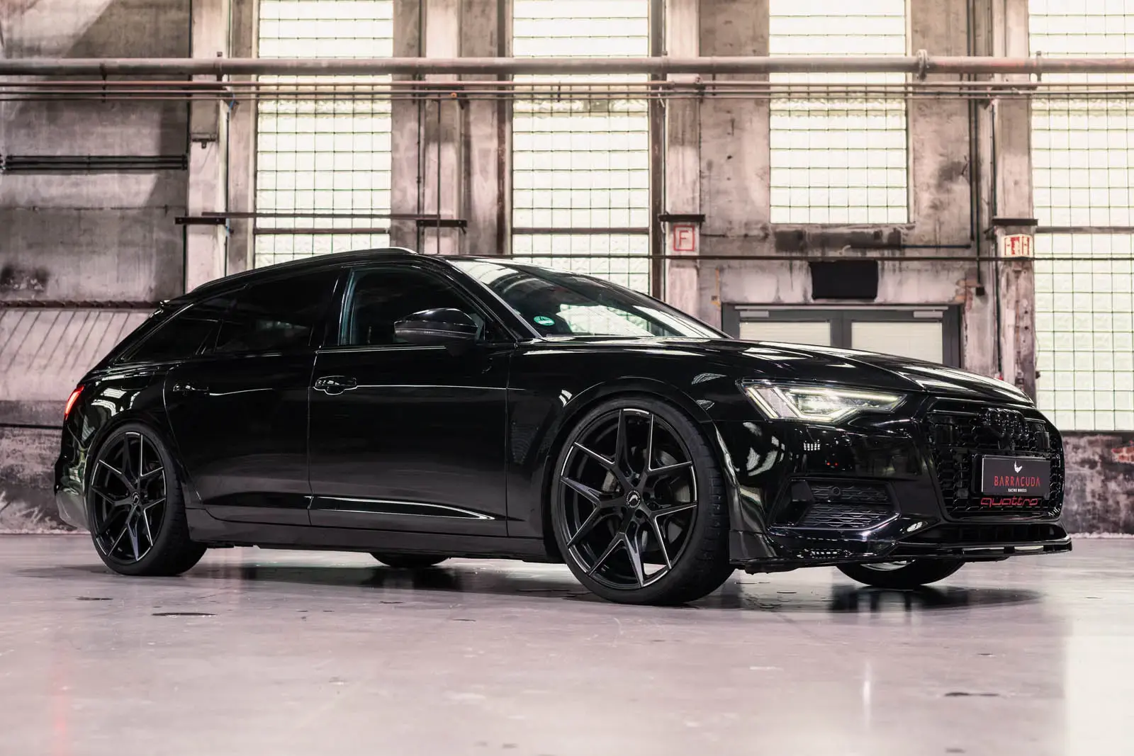 Barracuda razzer wheels on the audi a6 avant 50 tdi c8