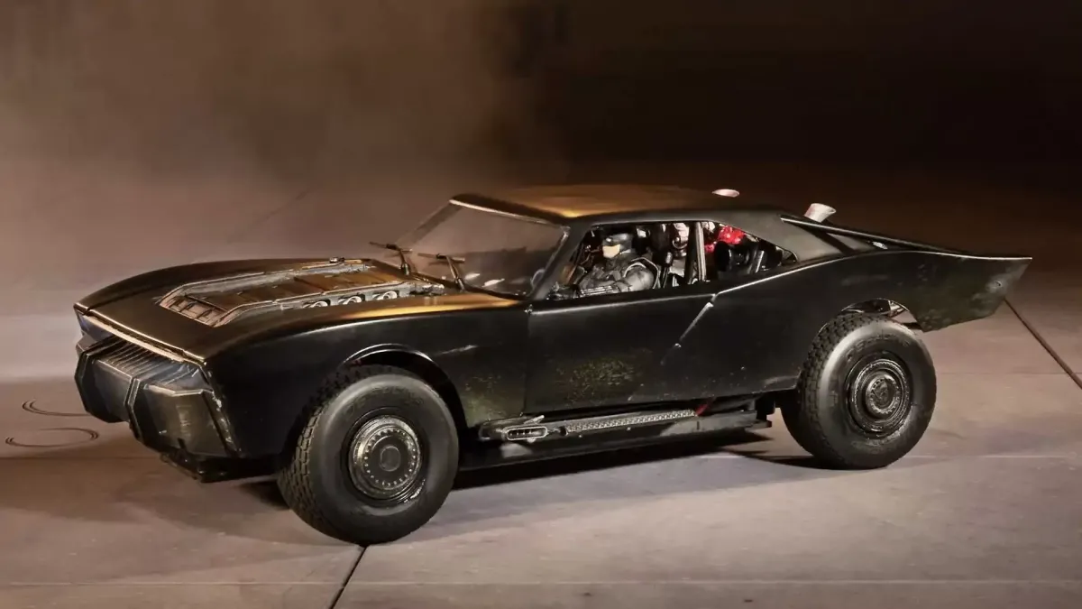 In the trailer for 'The Batman,' the new Batmobile appears to be a supercharged version of a classic muscle car | Modified Rides