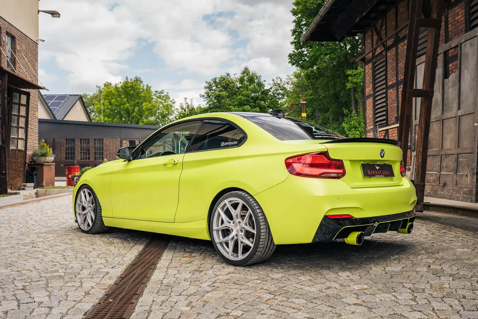 Bmw 220i f22 barracuda fox exhaust build 2