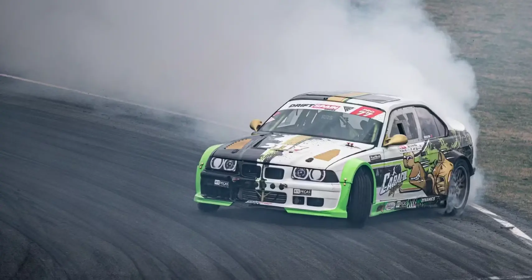 BMW E36 3 Series drift build with angle kit and performance modifications