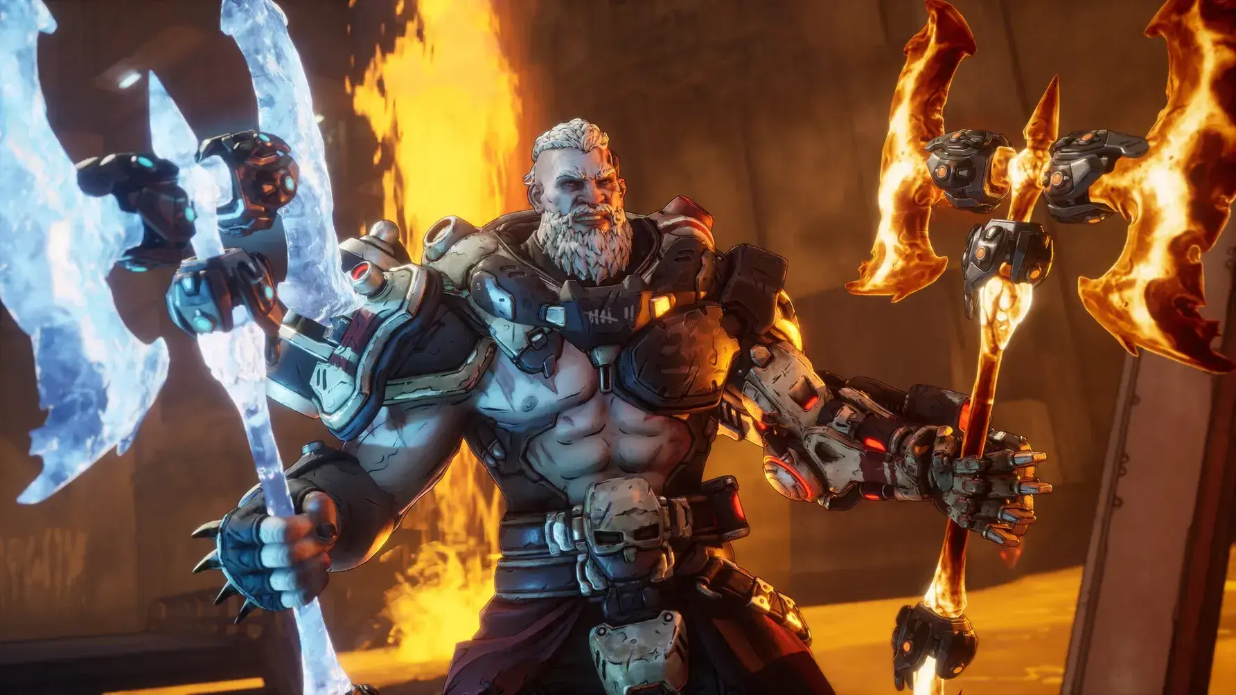 Borderlands 4 open world screenshot showing Kairos island with tropical forests and dragon skeleton landmarks