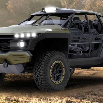 Chevrolet beast concept rendering front corner angle