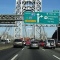 Crossing the hudson river on the george washington bridge from fort lee new jersey to manhattan new york 7237796950
