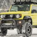 Delta4x4 suzuki jimny yellow snow side