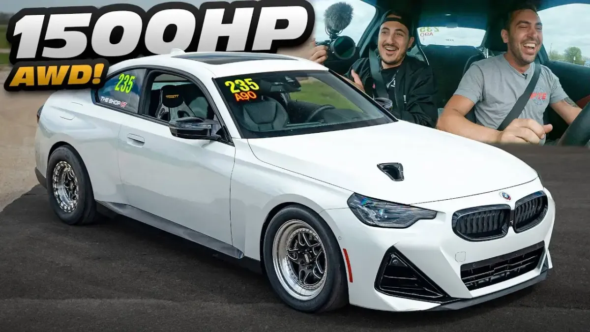 Fastest BMW 2 Series M240i: 1500-HP B58 Drag Monster