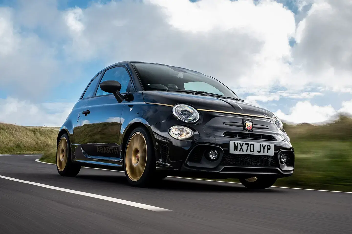Fiat 500 Abarth with 160 bhp 1.4L turbocharged engine compact hot hatch