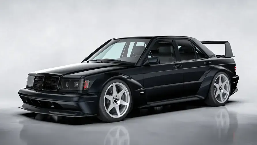 First glimpses of HWA AG's £736k Mercedes 190E EVO II