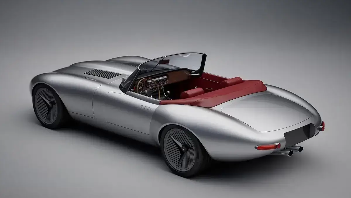 Futuristic jaguar e type restomod callum designs 2 1