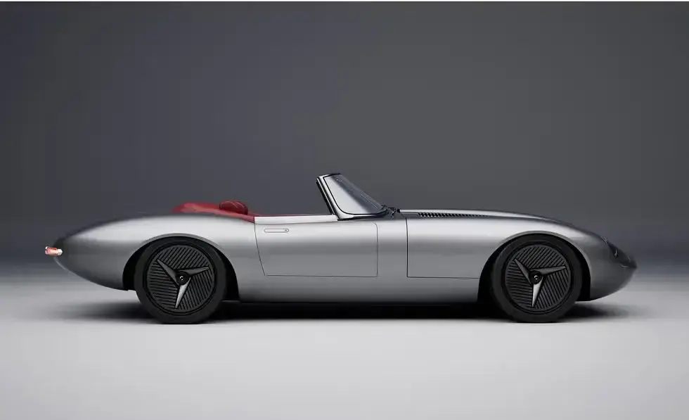 Futuristic jaguar e type restomod callum designs 4 1