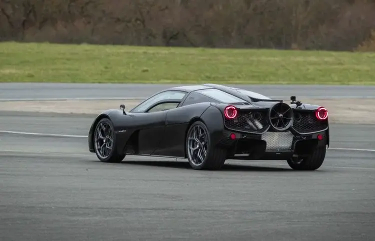 Gordon murray t50 prototype track test 1