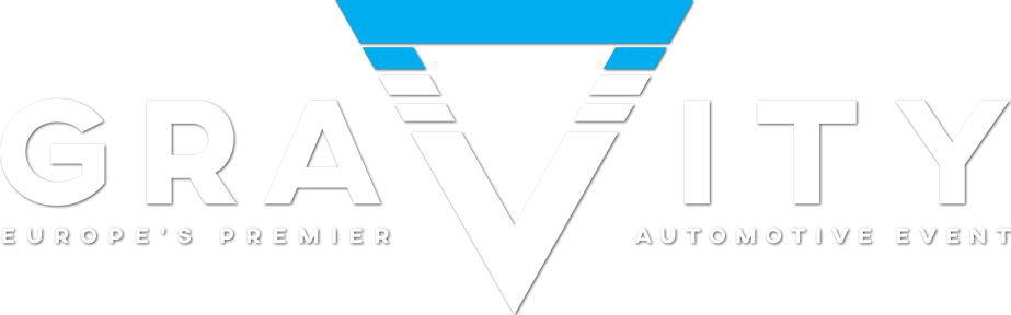 Gravity show logo white