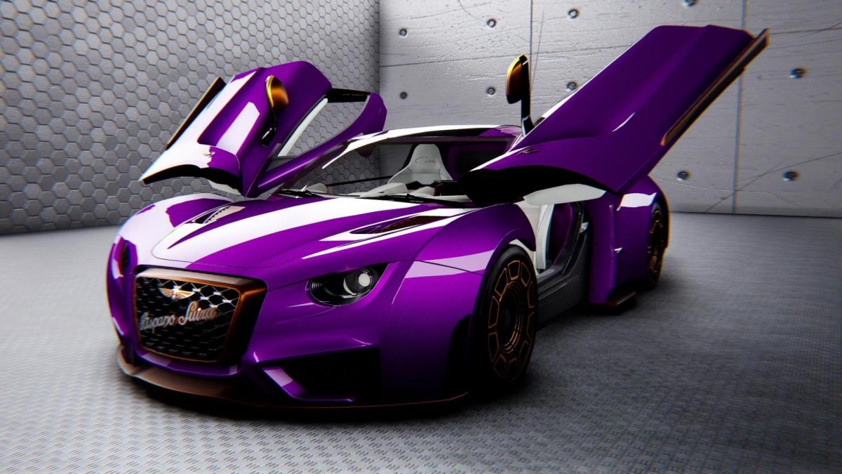 This purple Hispano Suiza was made to make you feel 'elated.'  | modifiedrides.net