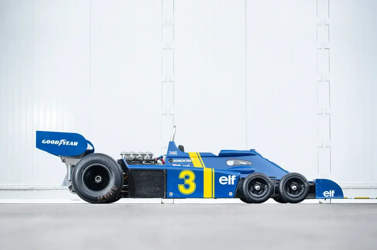 Iconic tyrrell p34 six wheeler hits auction