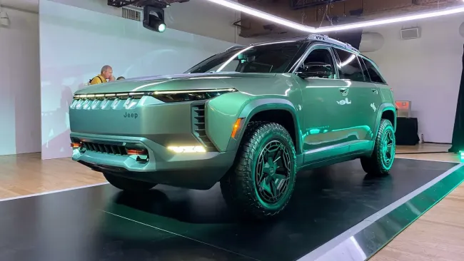 Jeep Unveils Rugged Electric Wagoneer S Trailhawk Concept