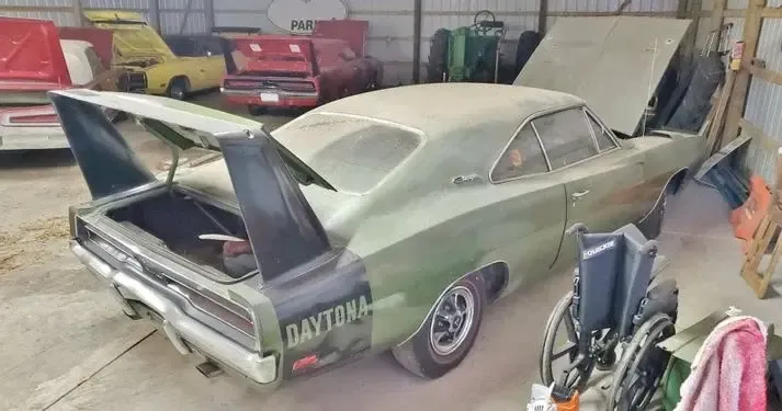 Among the dead rodents, a classic Dodge Daytona and Charger were discovered | modifiedrides.net
