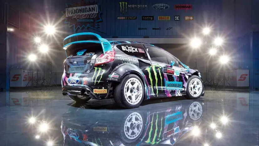 Ken blocks ford fiesta