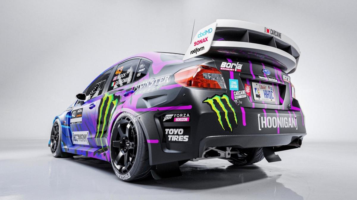 Ken block returns to rally racing in a subaru wrx sti