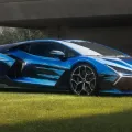 Lamborghini blue revuelto 1