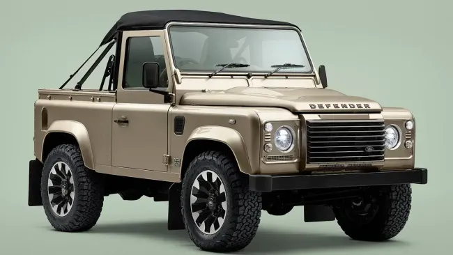 Land Rover Defender V8 Soft Top Returns