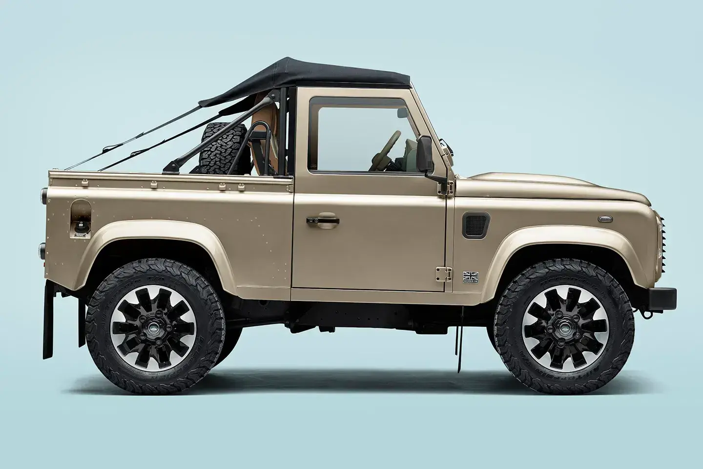 Land rover defender v8 soft top convertible 5 1