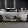 Lexus lfa involved in collision with 300k worth of damage