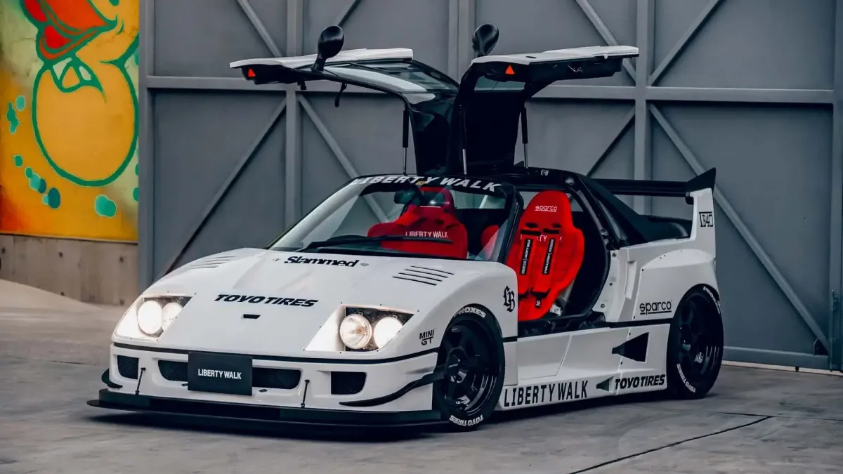 Liberty Walk's Mazda Autozam AZ-1 Ferrari F40 Kit