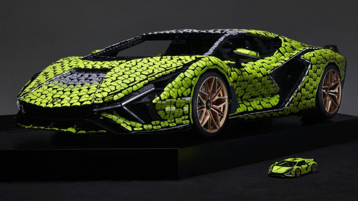 A 2,200kg Lego Technic Lamborghini in life size | modifiedrides.net