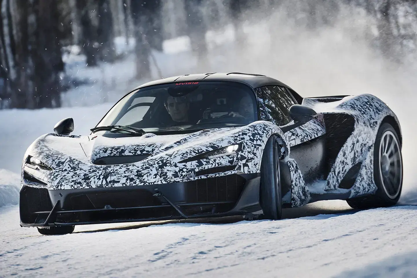 Mclaren w1 winter testing hypercar arctic performance 2 1