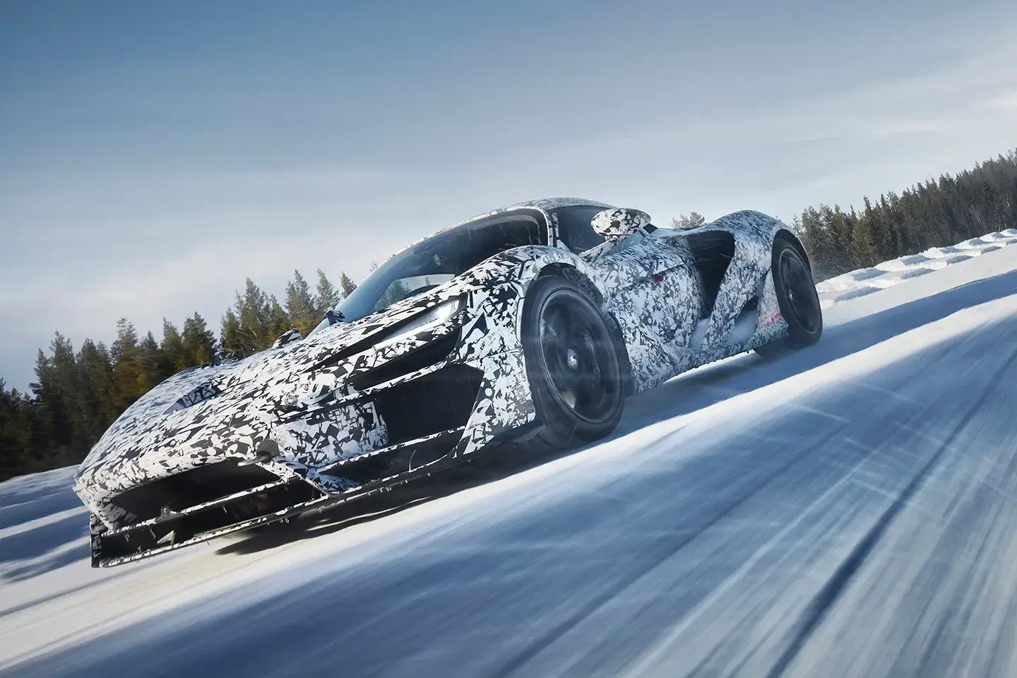 Mclaren w1 winter testing hypercar arctic performance 3 1