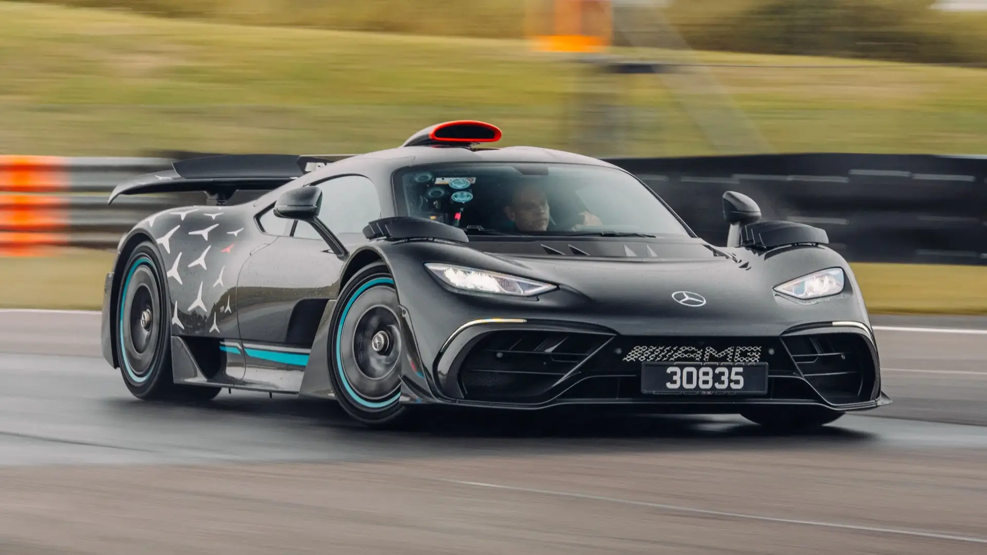 Mercedes-AMG One hypercar with Formula 1 hybrid powertrain technology