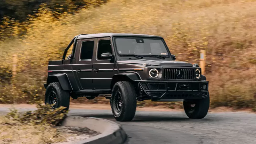 Modified mercedes amg g63 pickup5
