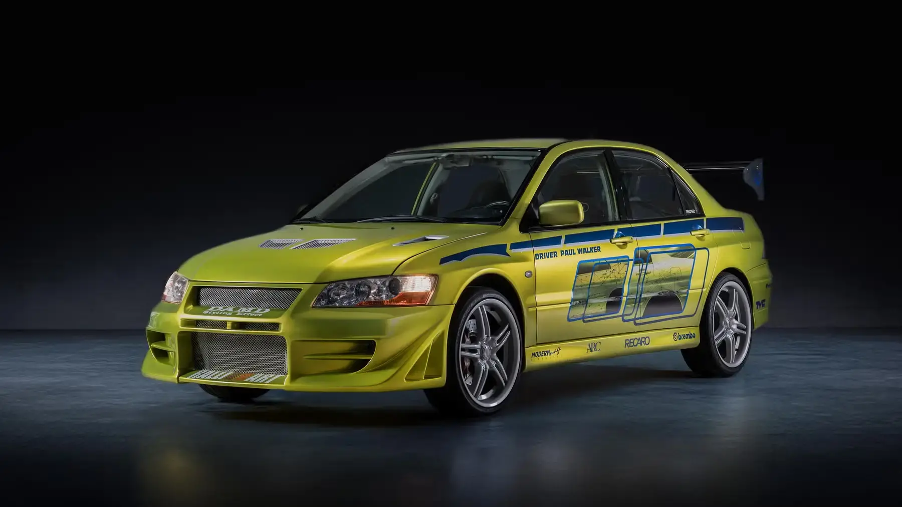 Movie car auction featuring Fast and Furious and John Wick vehicles