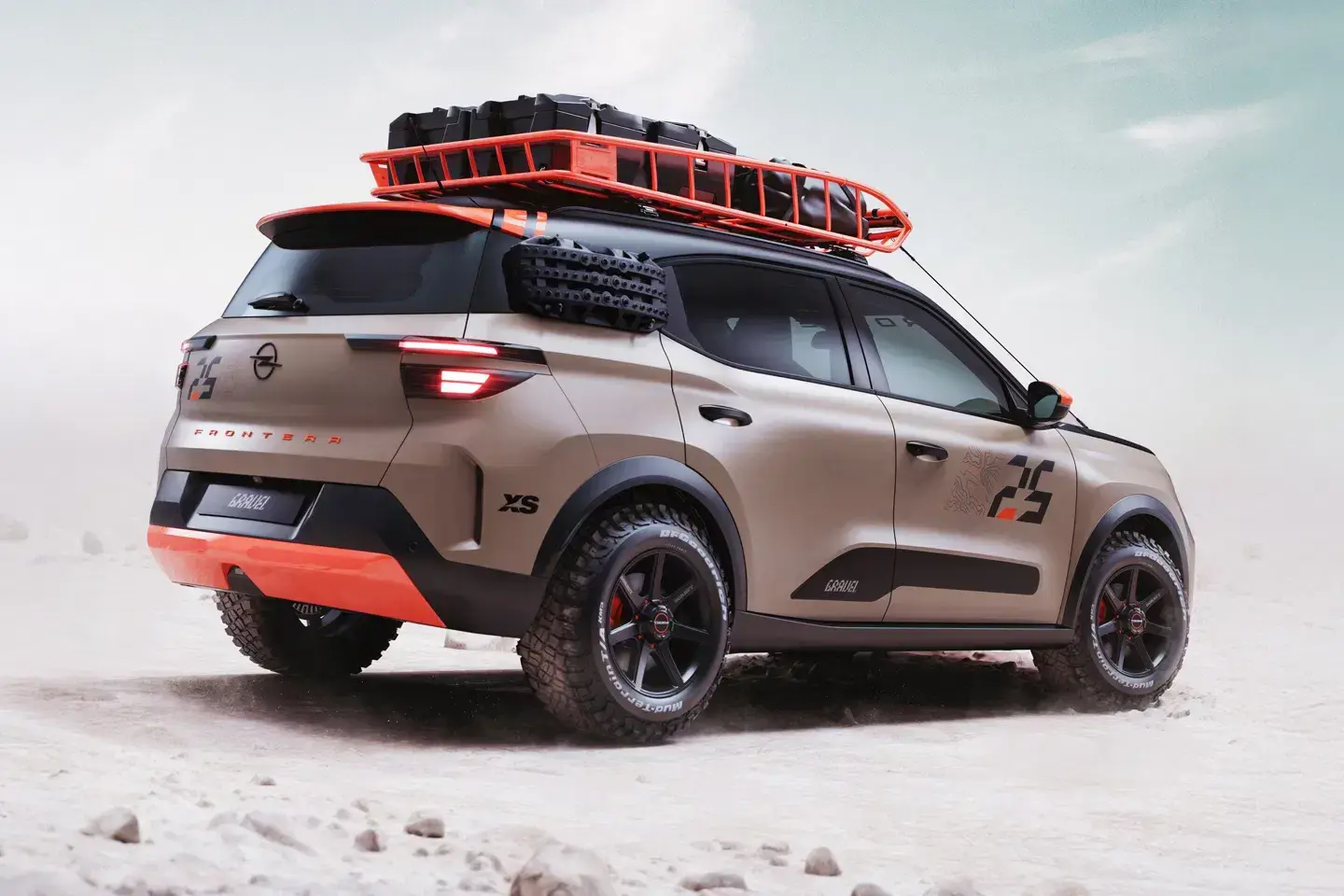 Opel frontera gravel rugged electric suv 5 1