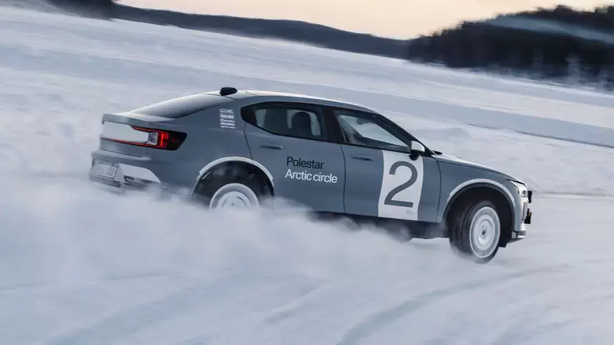 This one-of-a-kind Polestar 2 Arctic Circle is a modified ice-drift machine with 469 horsepower | Modified Rides