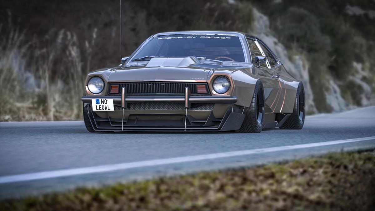 In an aggressive bodykit, the Ford Pinto fires on all cylinders | modifiedrides.net