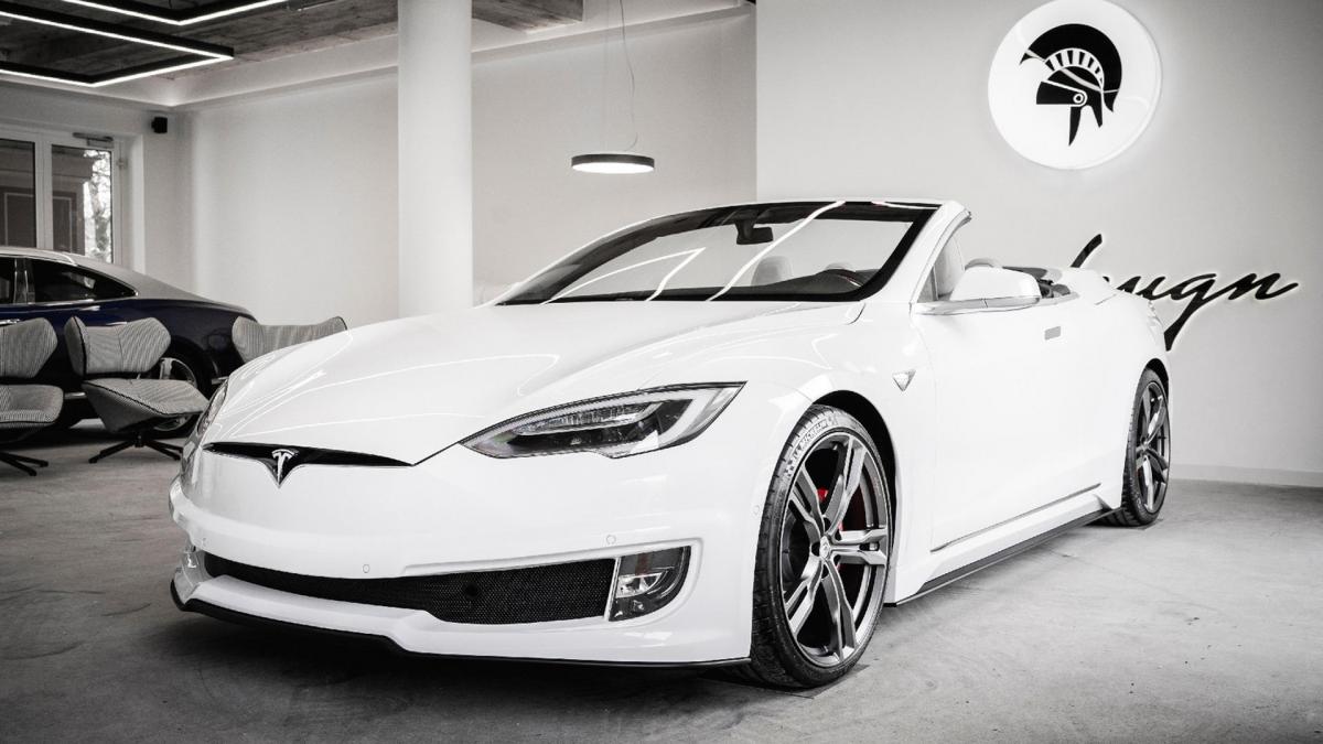 Tesla Model S convertible conversion by Ares - Car News - Modified Rides