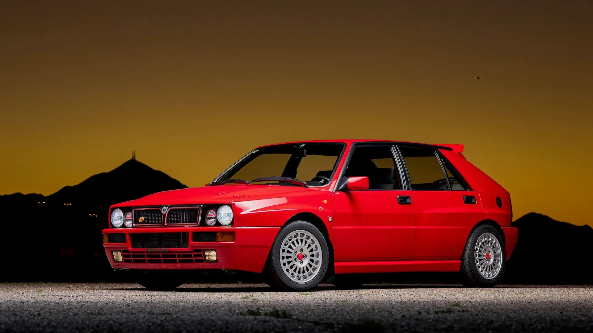 The 1992 lancia delta integrale is available for purchase