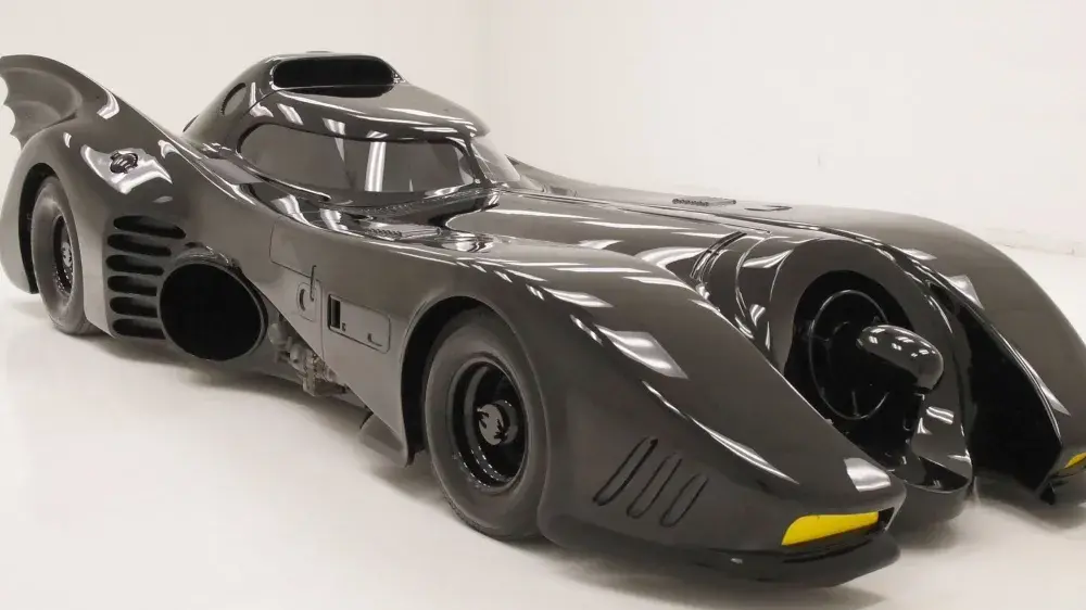 The batmobile from the batman franchise