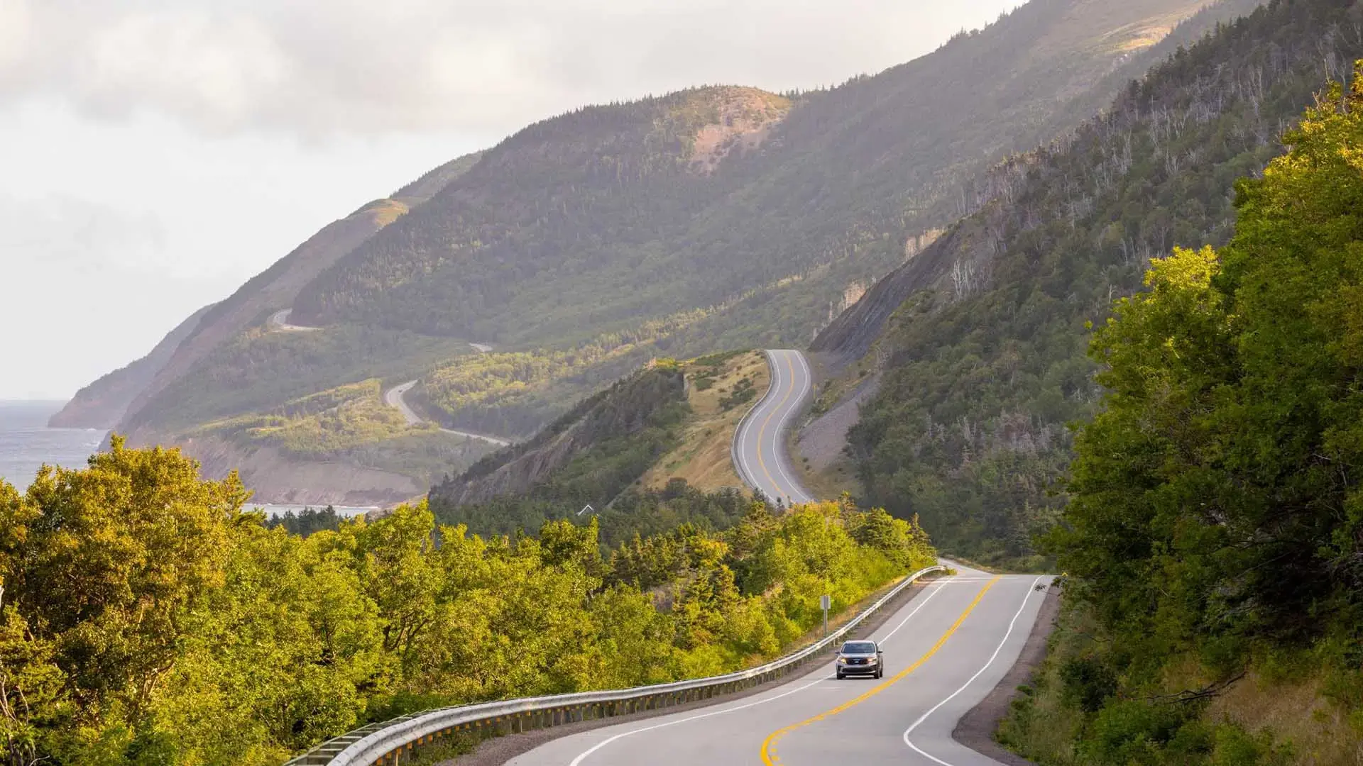 The cabot trail nova scotia canada